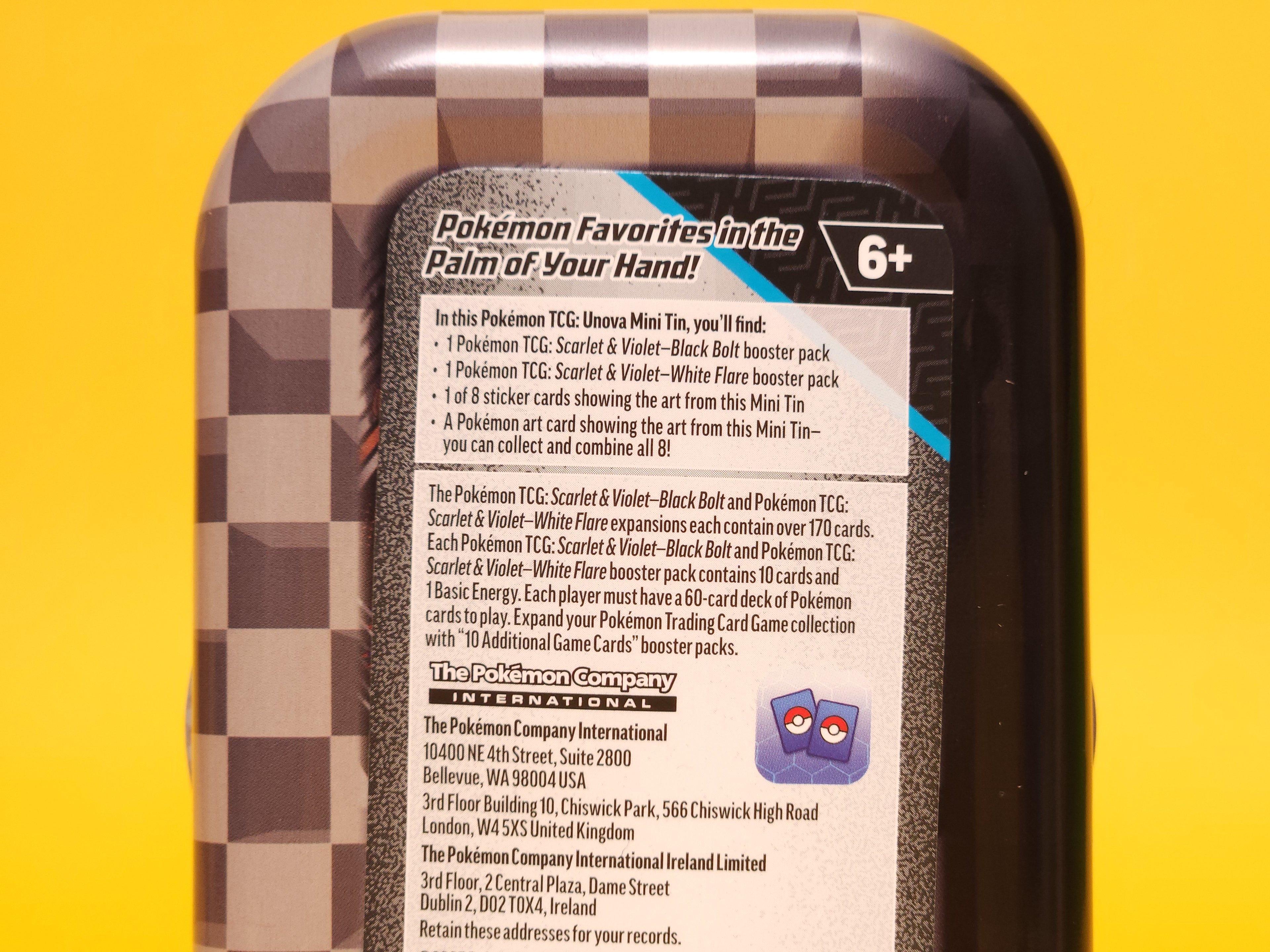 Volcarona & Emolga – 2025 Pokémon Unova Mini Tin