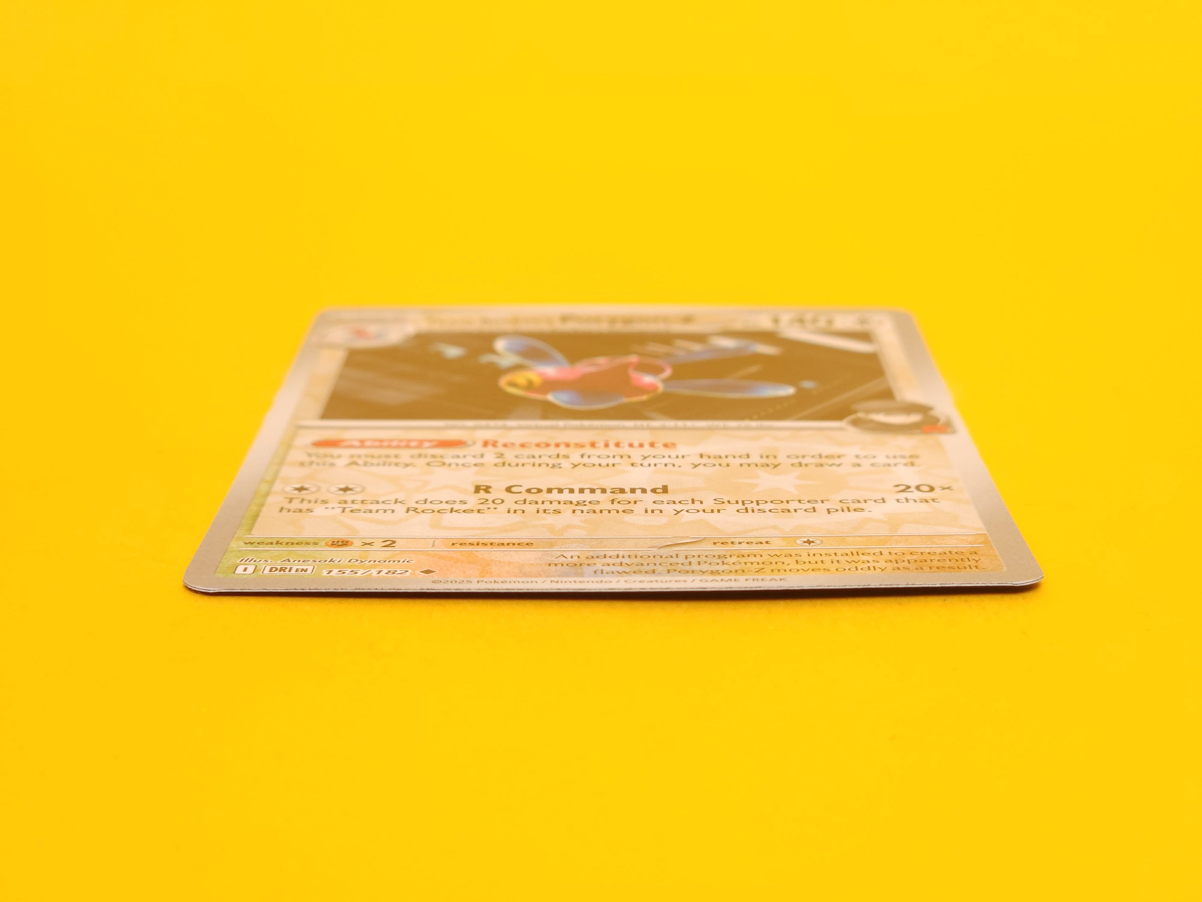 Team Rocket’s Porygon-Z: 155/182– 2025 Pokémon Uncommon Reverse Holofoil