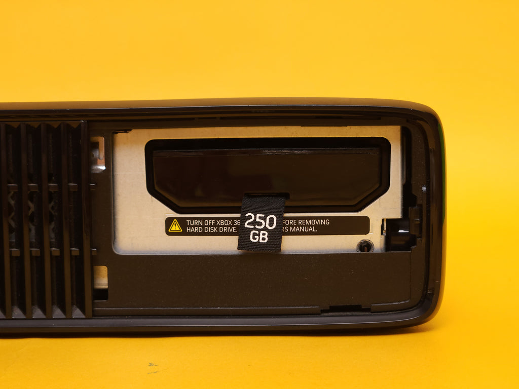 250GB Matte Black Xbox 360 S Console + Controller & Cables