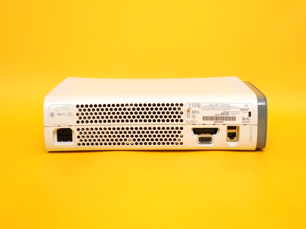 Matte White Xbox 360 Console + Controller & Cables