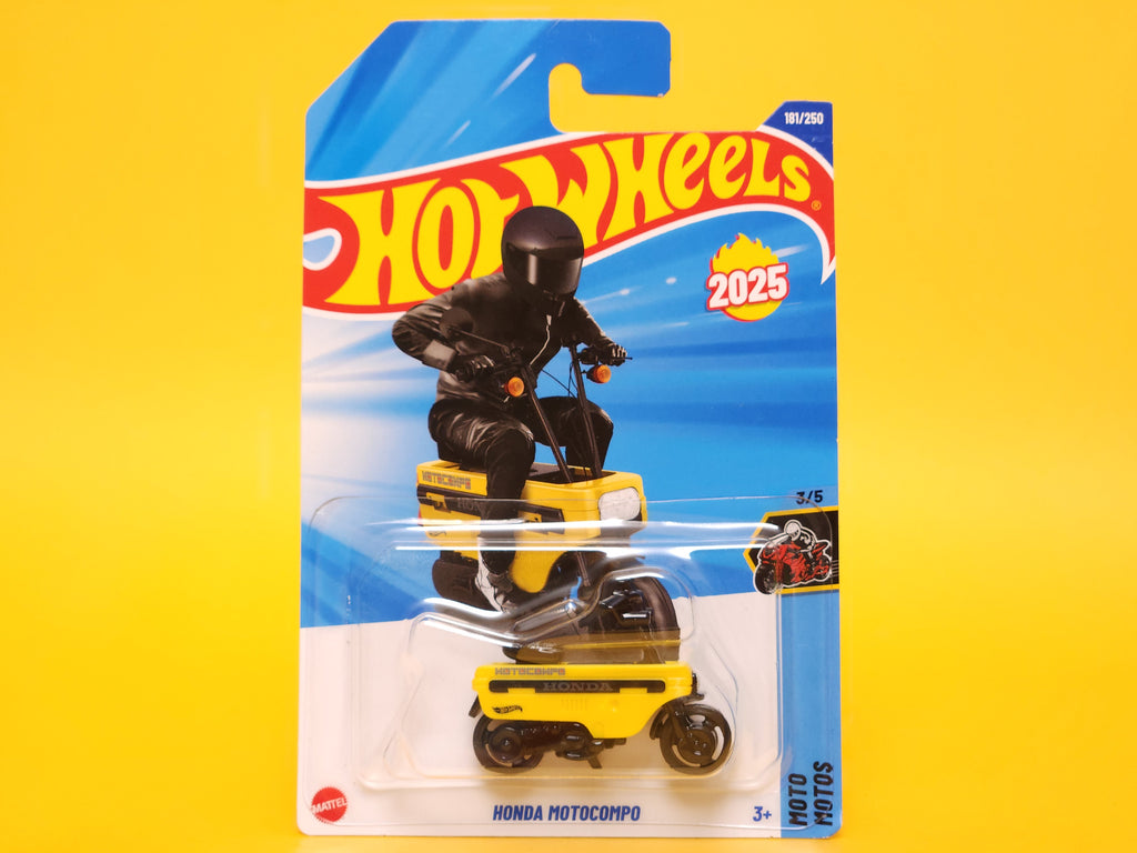 Honda Motocompo: Daisy Yellow – 2025 Mattel Hot Wheels Basic 1st Edition
