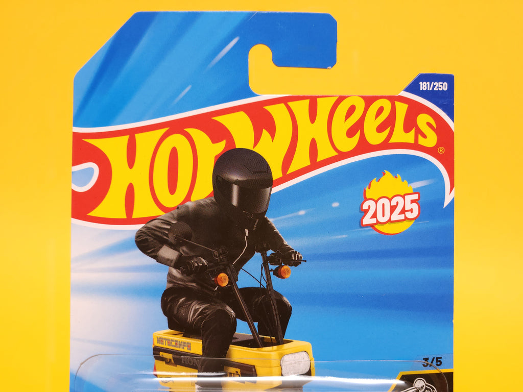 Honda Motocompo: Daisy Yellow – 2025 Mattel Hot Wheels Basic 1st Edition