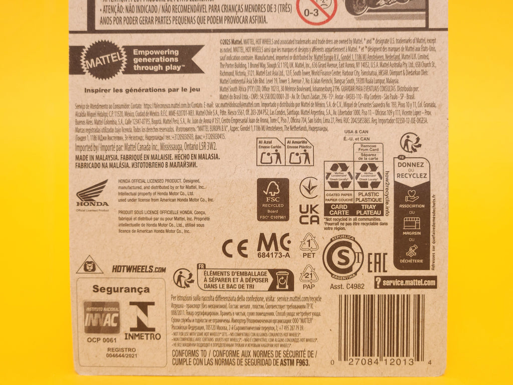 Honda CB750 Café: Turquoise – 2025 Mattel Hot Wheels Basic