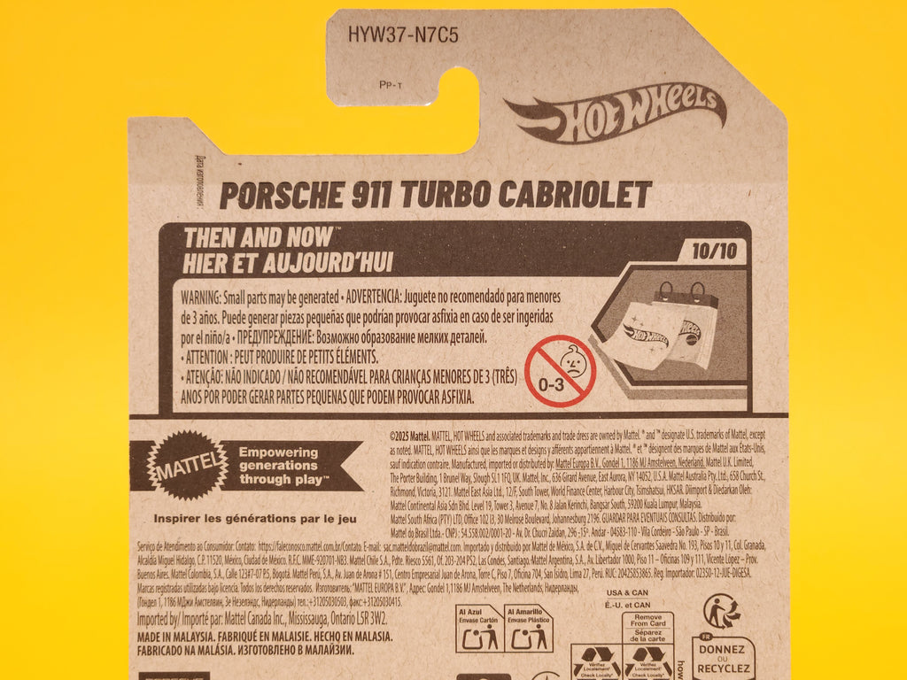 Porsche 911 Turbo Cabriolet: Amethyst Metallic – 2025 Mattel Hot Wheels Basic 1st Edition