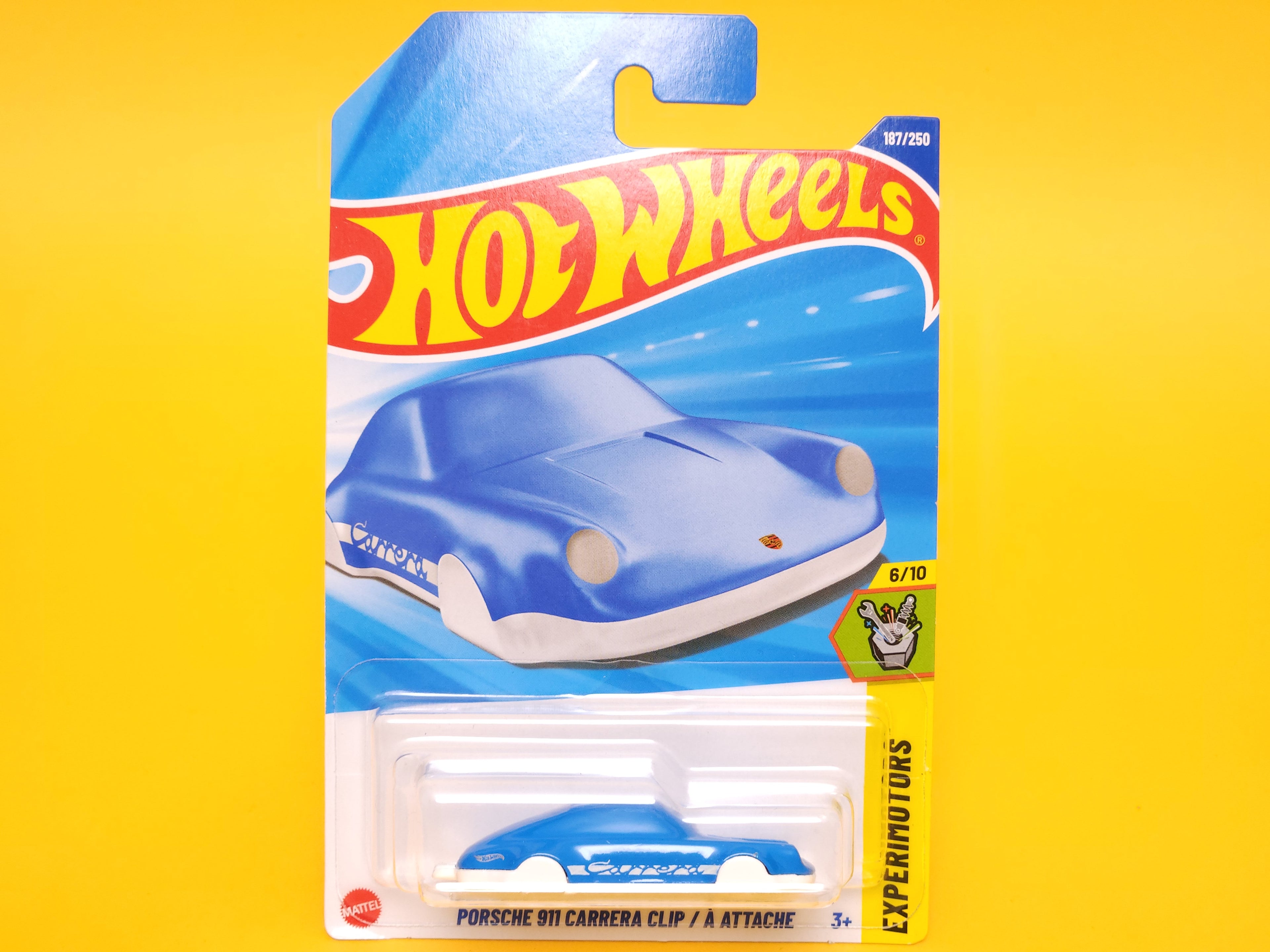 Porsche 911 Carrera Clip: Blue – 2025 Mattel Hot Wheels Basic