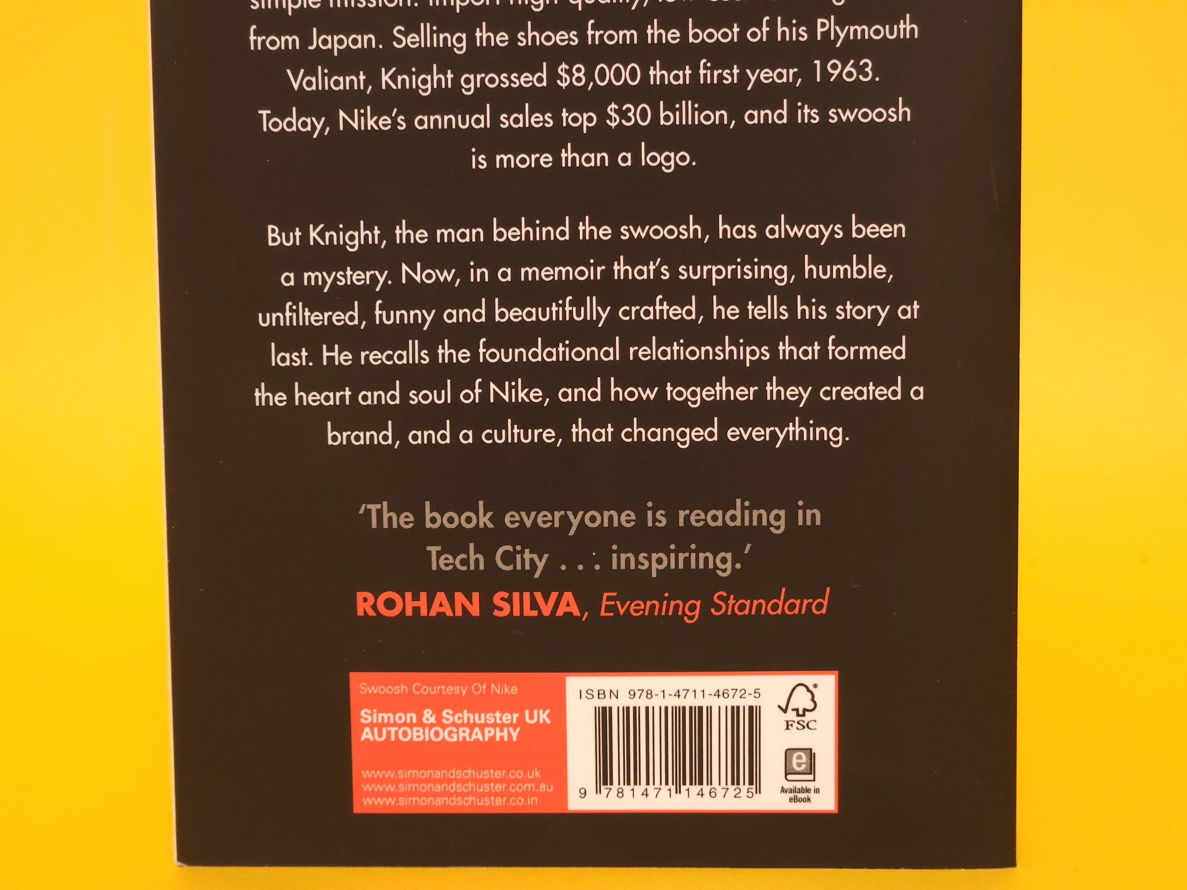 Shoe Dog –  2016 Phil Knight