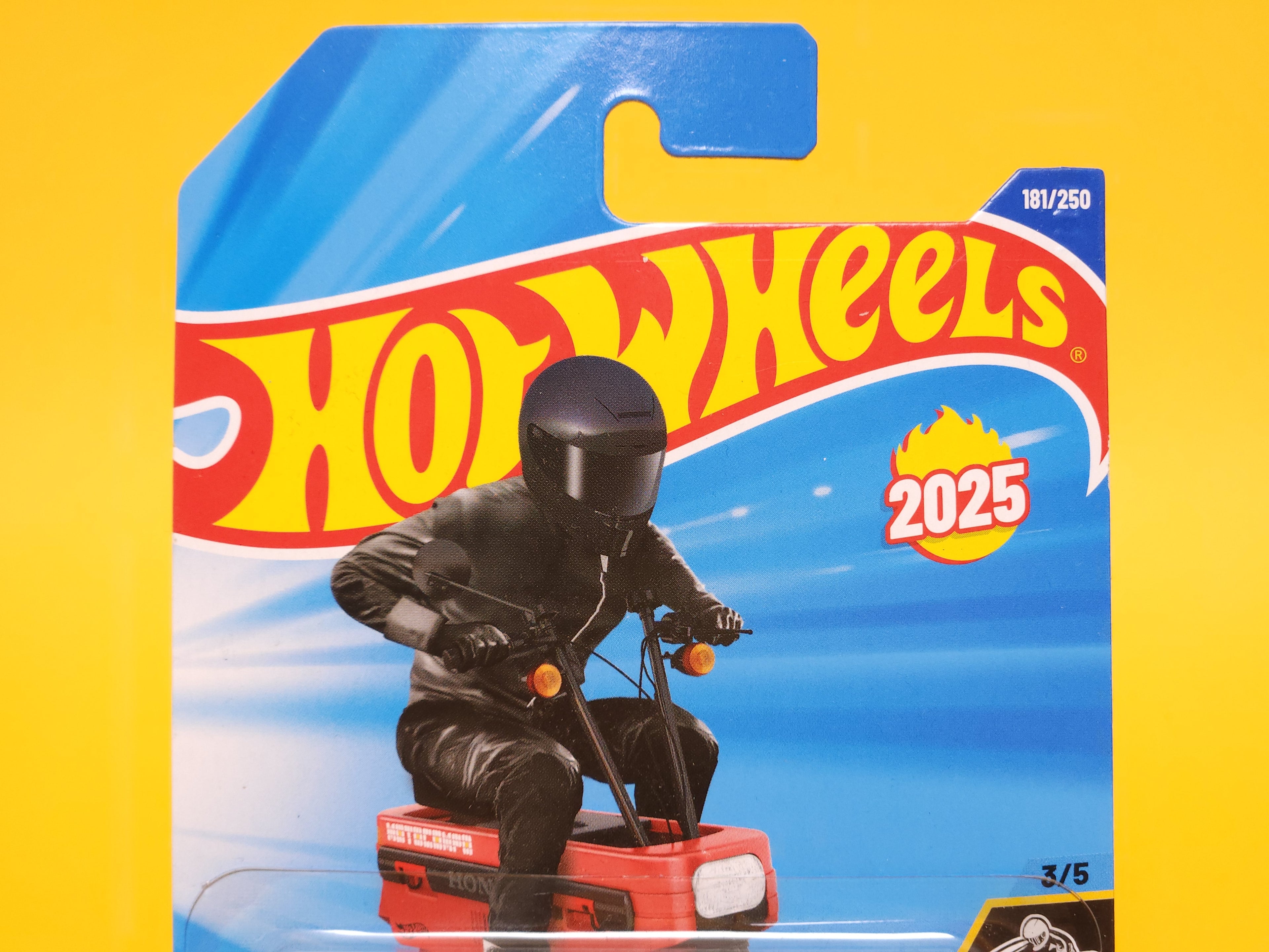 Honda Motocompo: Caribbean Red – 2025 Mattel Hot Wheels Basic 1st Edition