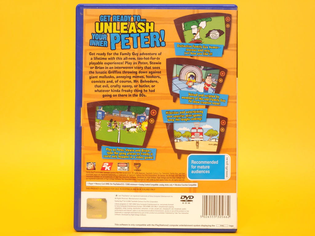 Family Guy Video Game! – 2006 PlayStation 2