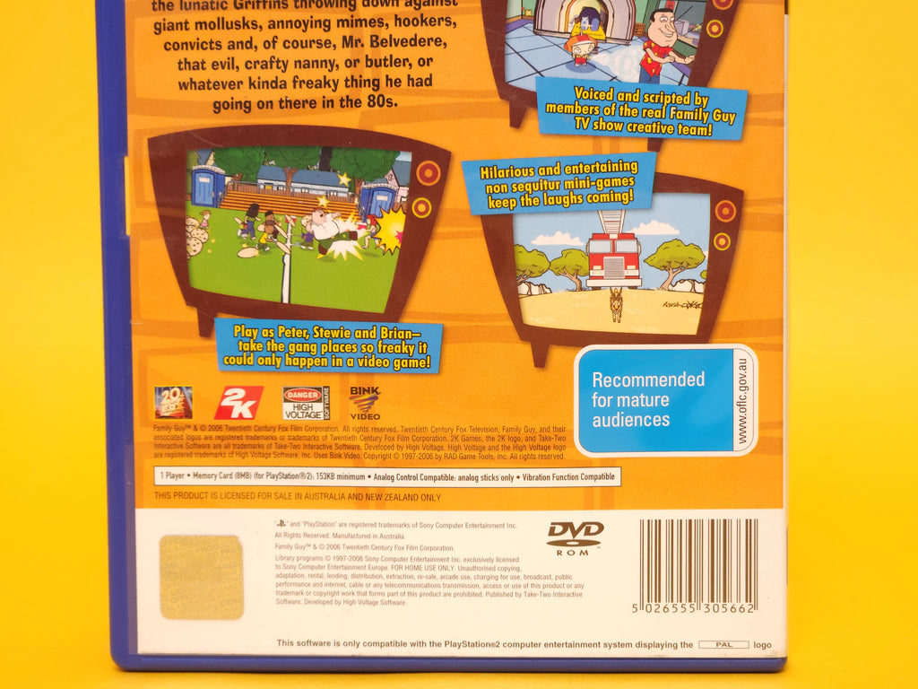 Family Guy Video Game! – 2006 PlayStation 2