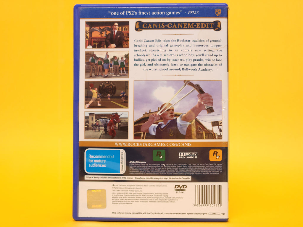 Canis Canem Edit (Bully) – 2006 PlayStation 2