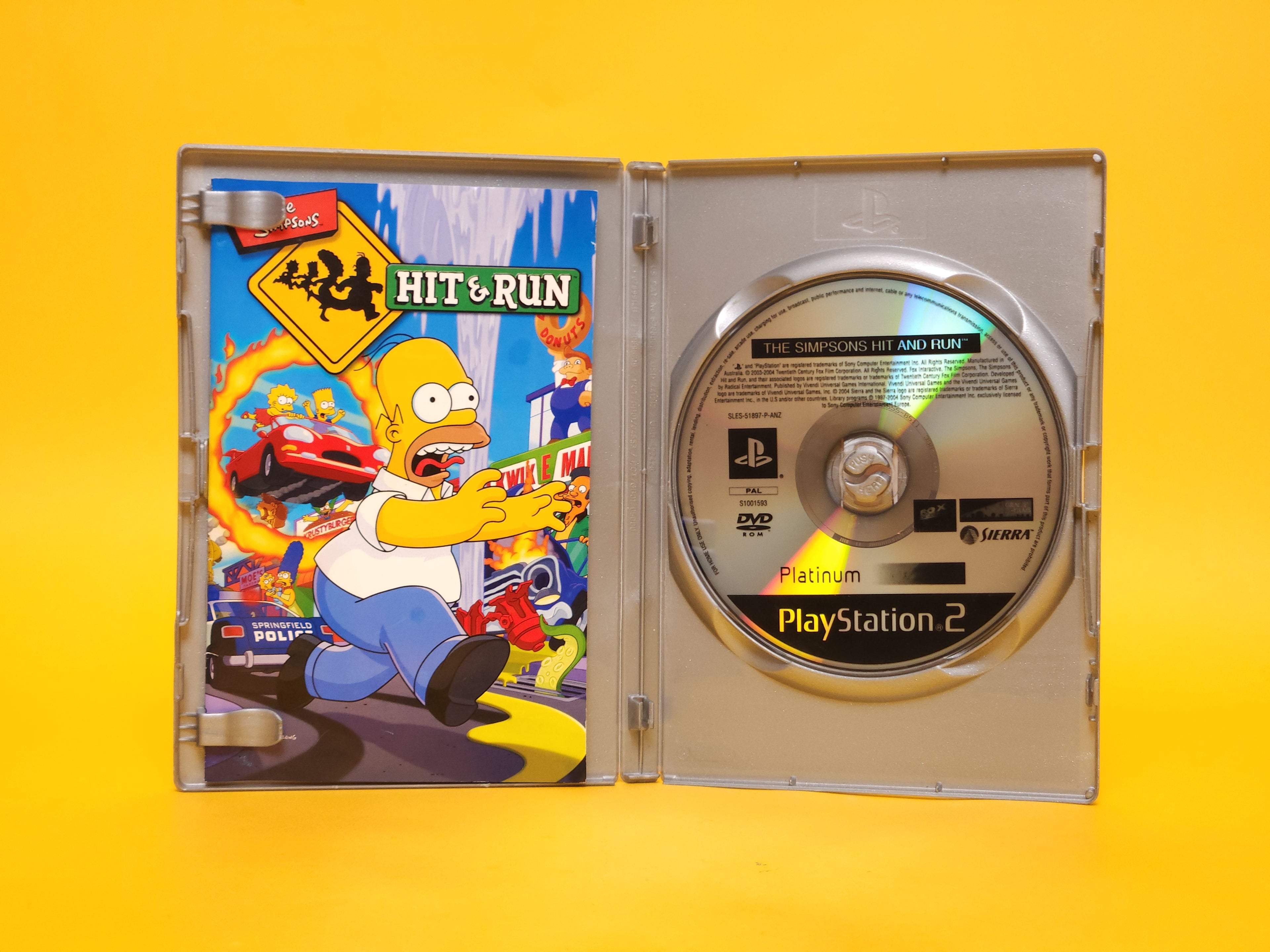 The Simpsons: Hit & Run – 2003 PlayStation 2 Platinum