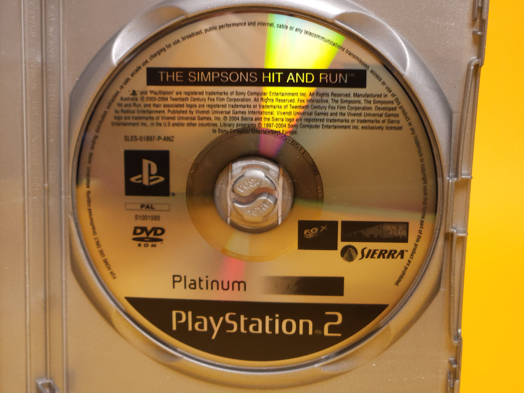 The Simpsons: Hit & Run – 2003 PlayStation 2 Platinum