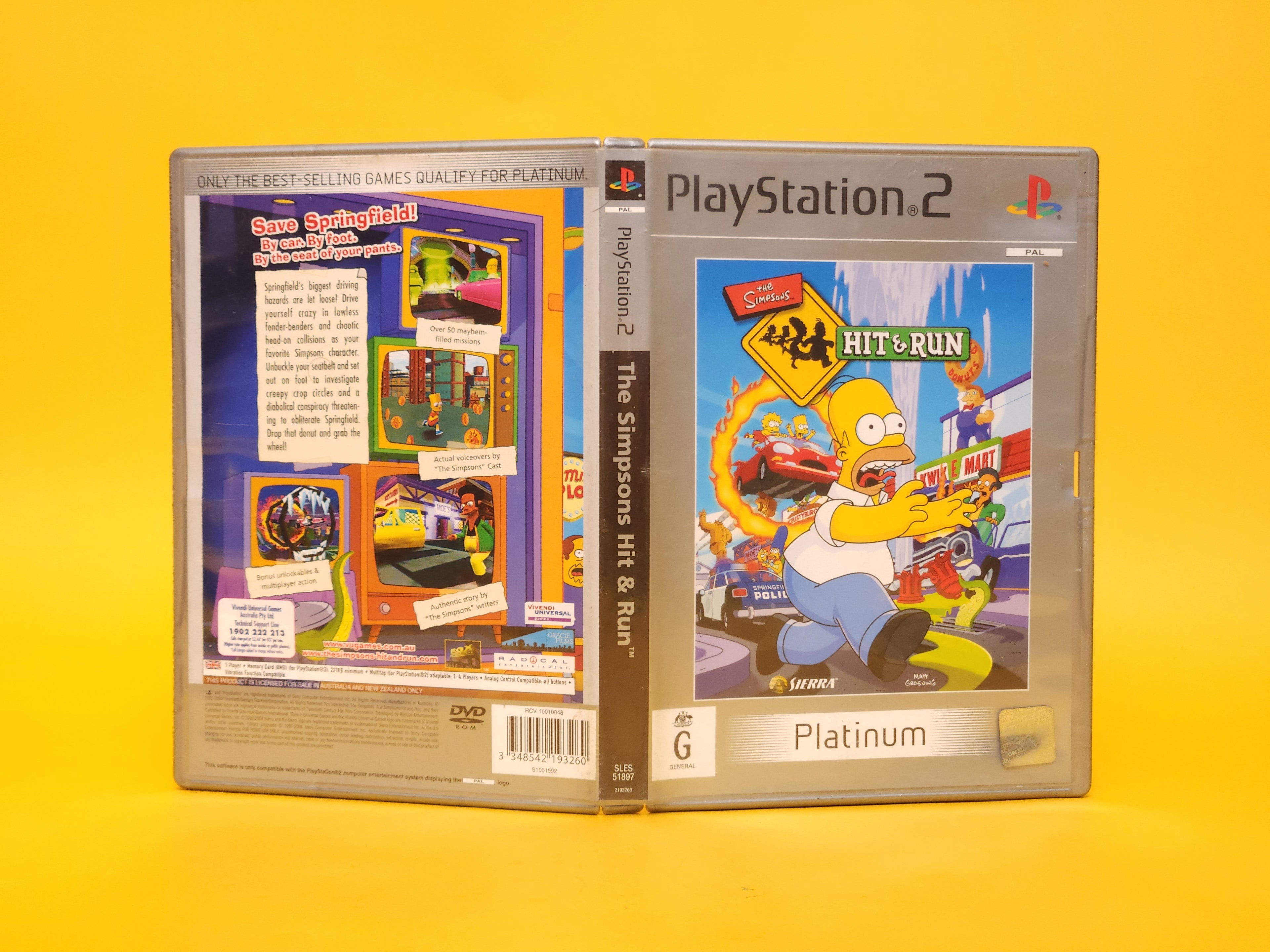 The Simpsons: Hit & Run – 2003 PlayStation 2 Platinum