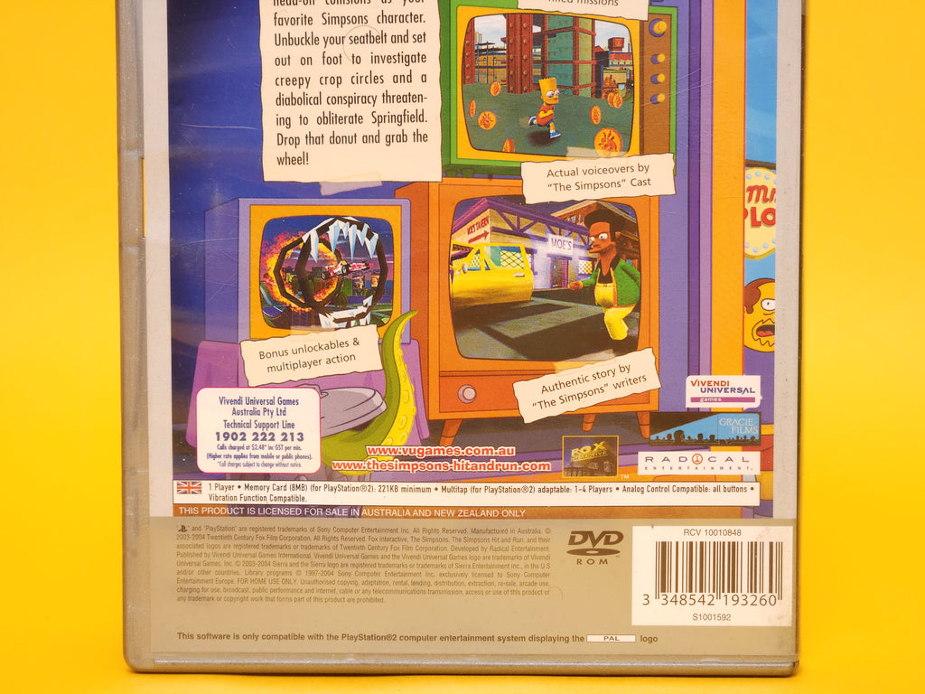 The Simpsons: Hit & Run – 2003 PlayStation 2 Platinum