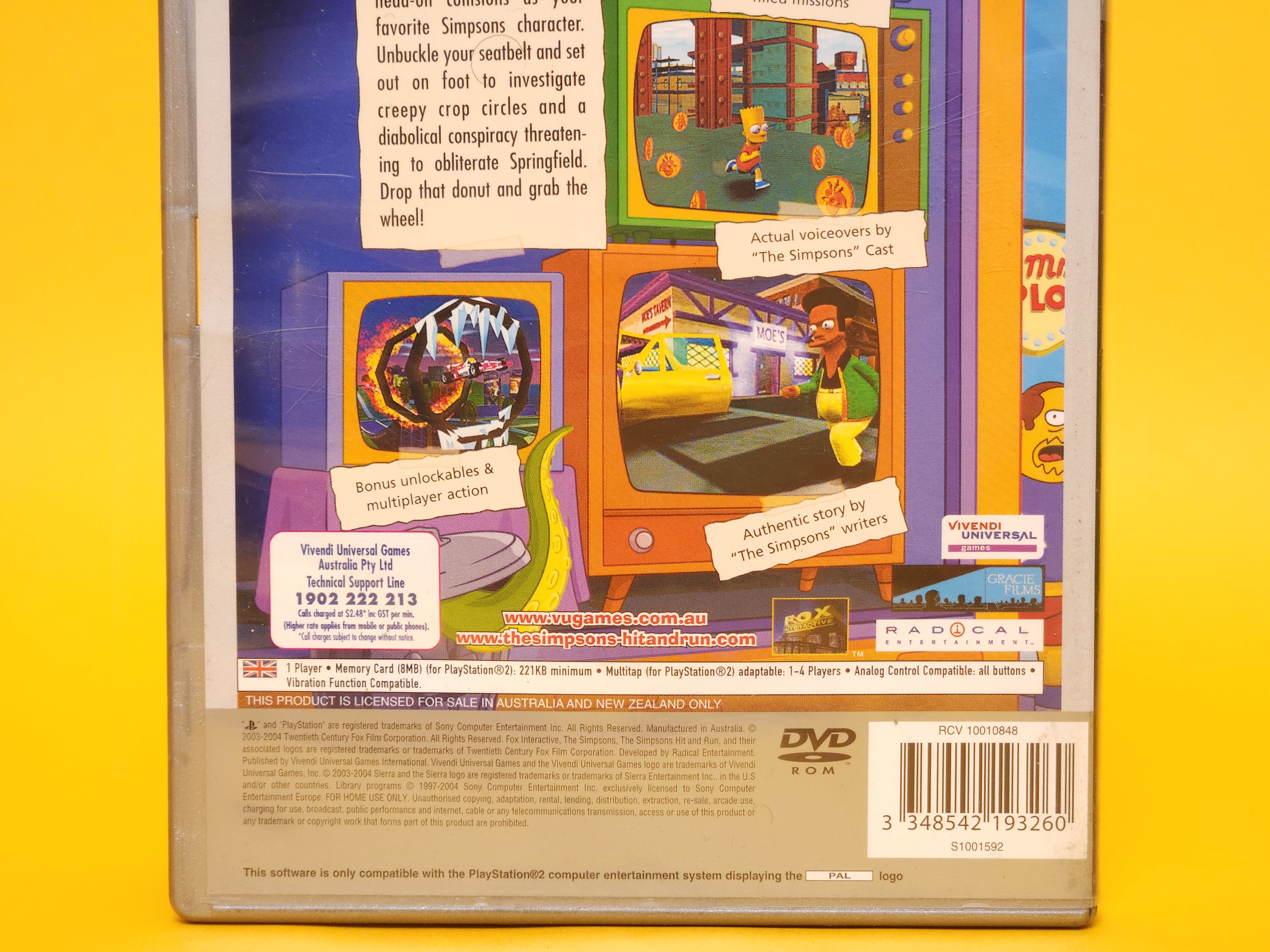 The Simpsons: Hit & Run – 2003 PlayStation 2 Platinum