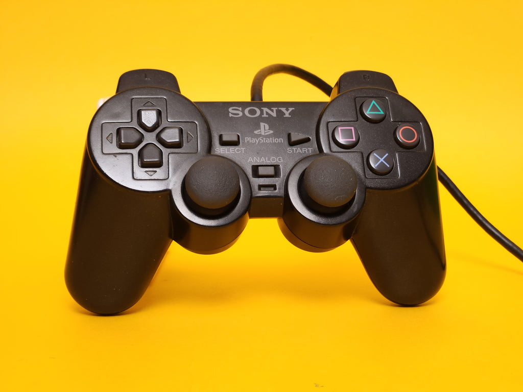 Dualshock 2 Wired Controller: Black – Sony PlayStation 2