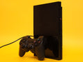 Black PlayStation 2 Slimline Console + Controller & Cables