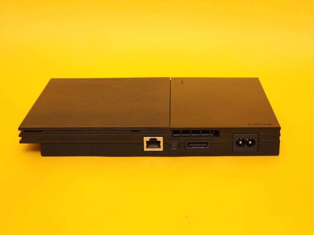 Black PlayStation 2 Slimline Console + Controller & Cables