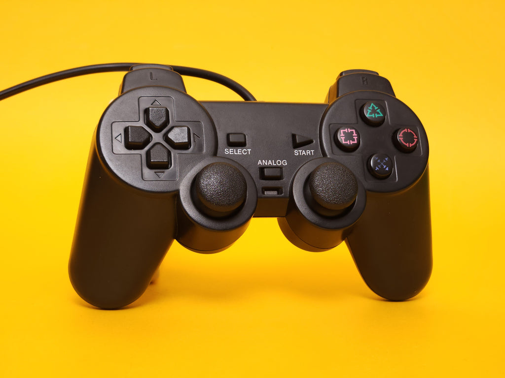 Black PlayStation 2 Slimline Console + Controller & Cables