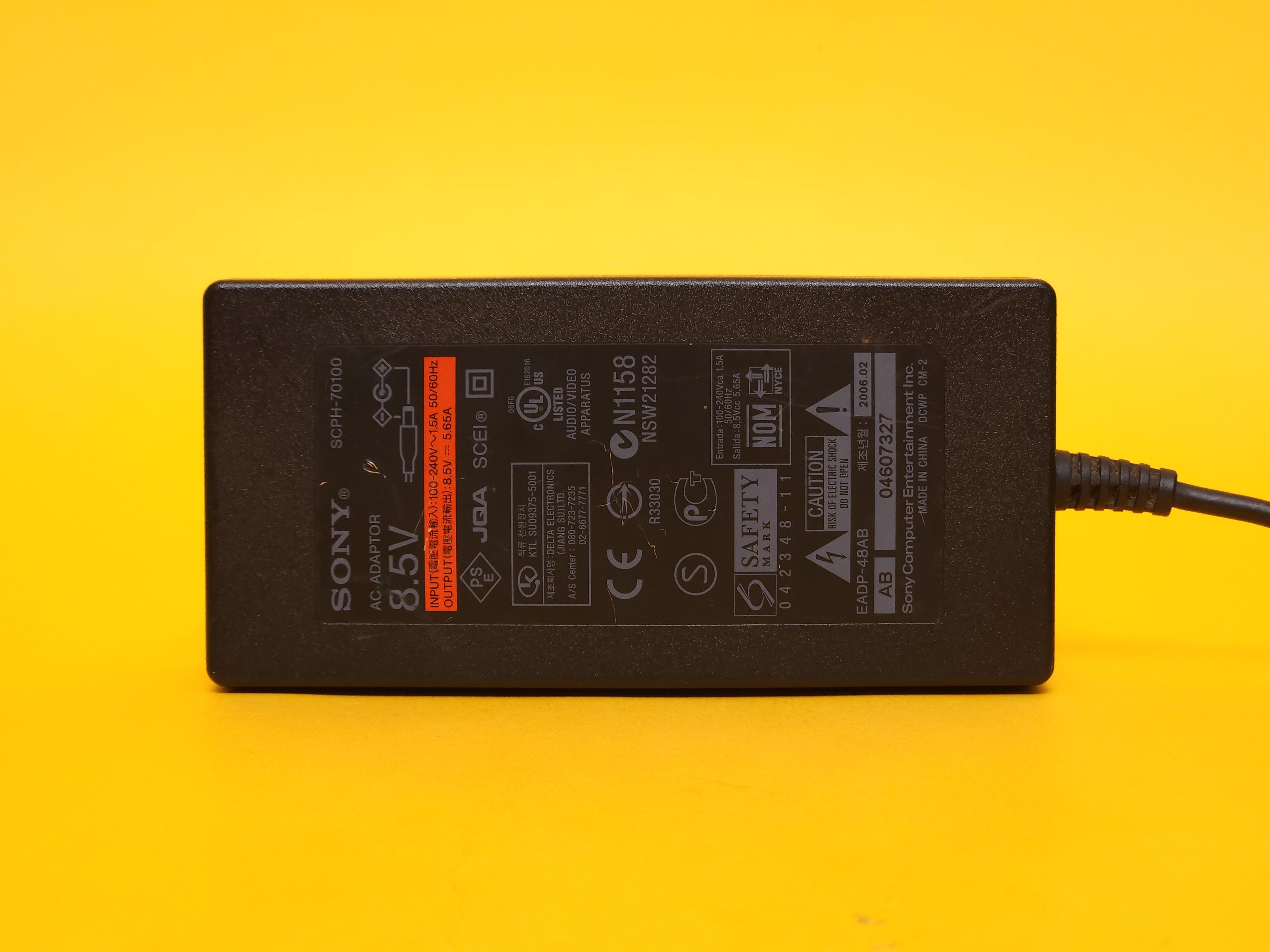 AC Adaptor + Cord – Sony PlayStation 2 Slimline