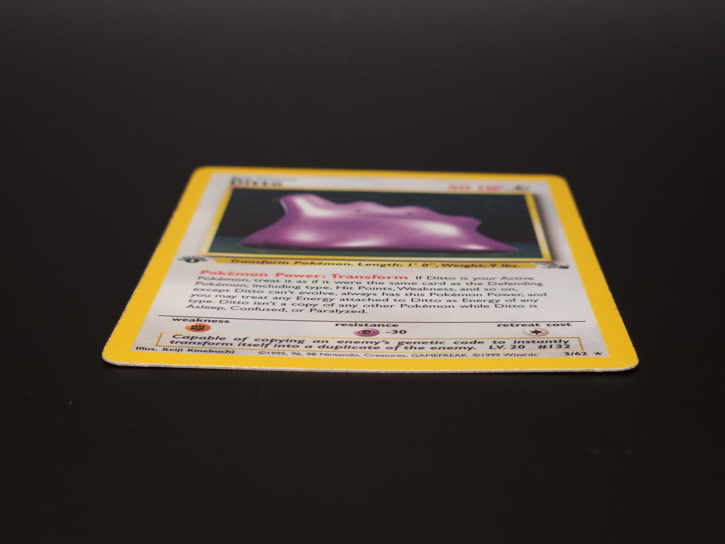 Ditto: 3/62 – 1999 Pokémon Rare 1st Edition Holofoil