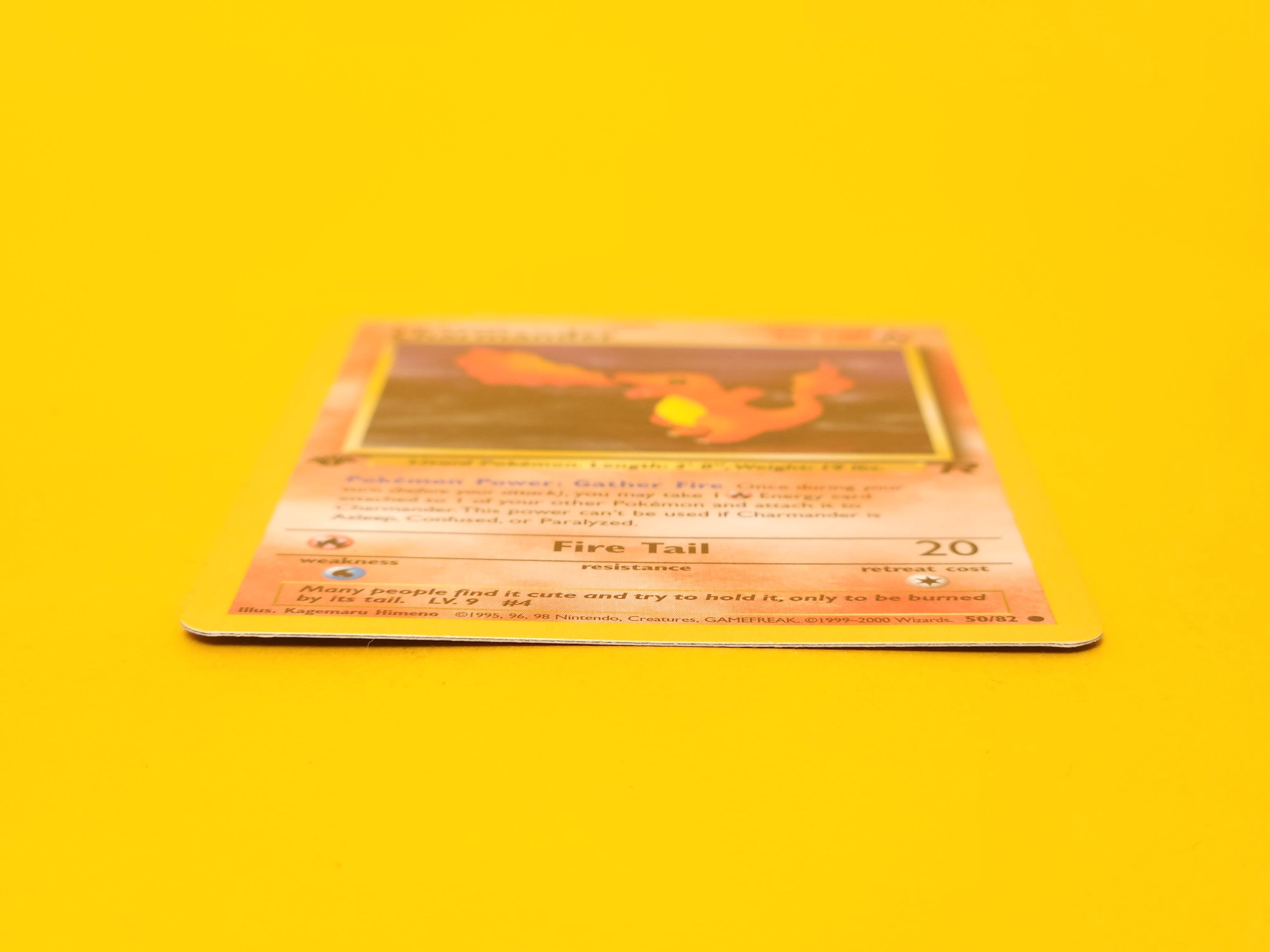 Charmander: 50/082 – 2000 Pokémon Common 1st Edition