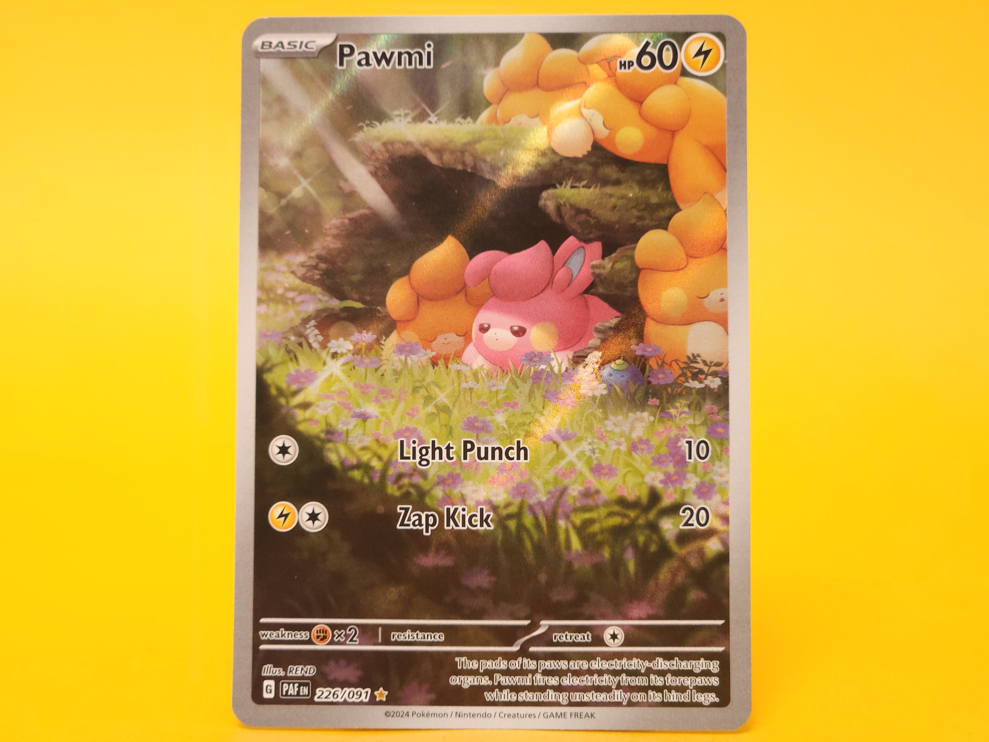 Pawmi: 226/091 – 2024 Pokémon Illustration Rare Holofoil