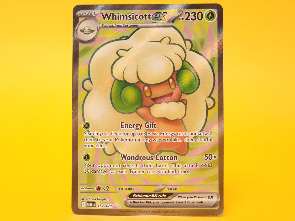 Whimsicott ex: 157/086 – 2025 Pokémon Ultra Rare Holofoil