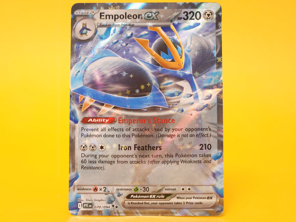 Empoleon ex: 070/094 – 2025 Pokémon Double Rare Holofoil