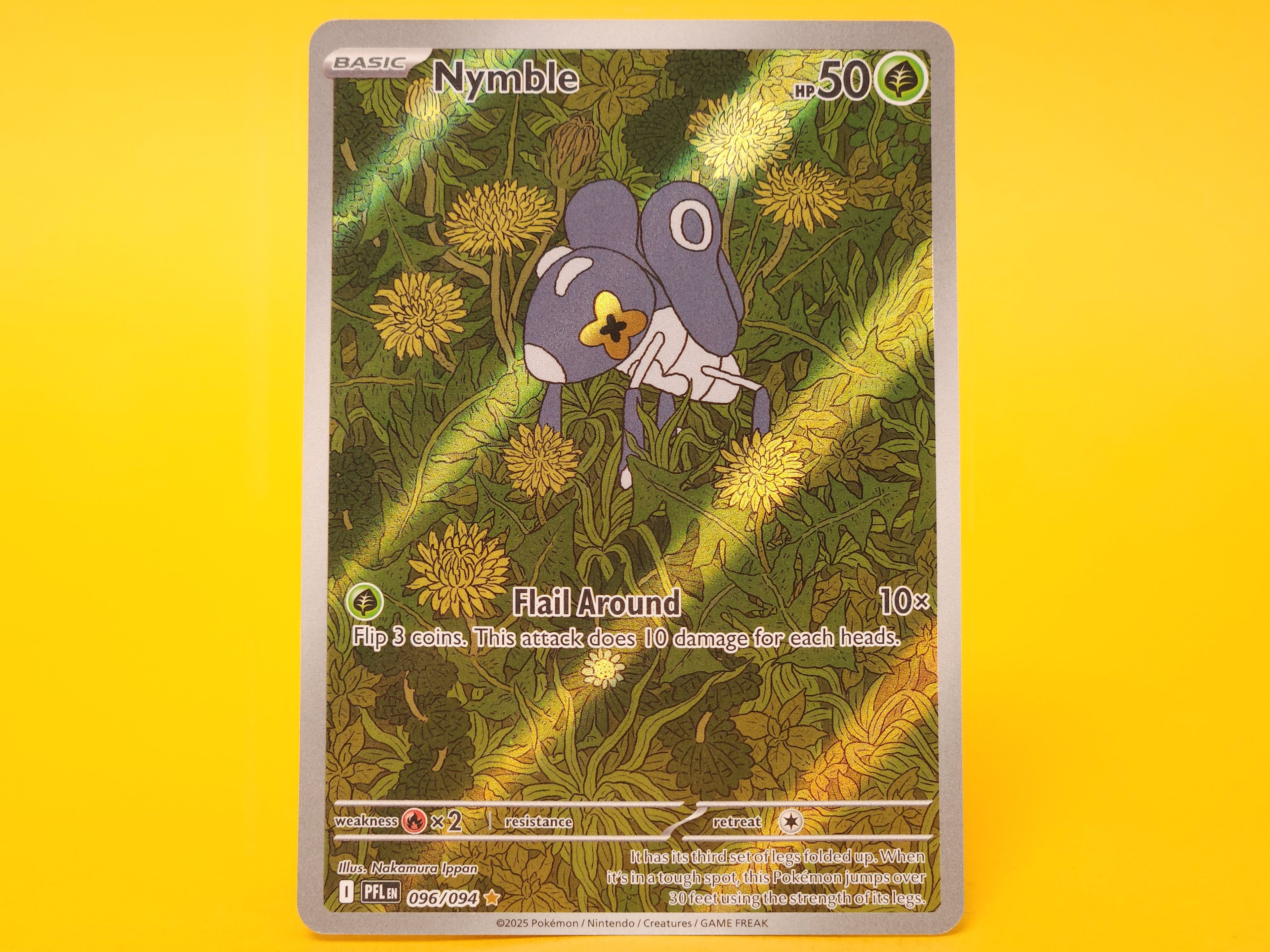Nymble: 096/094 – 2025 Pokémon Illustration Rare Holofoil