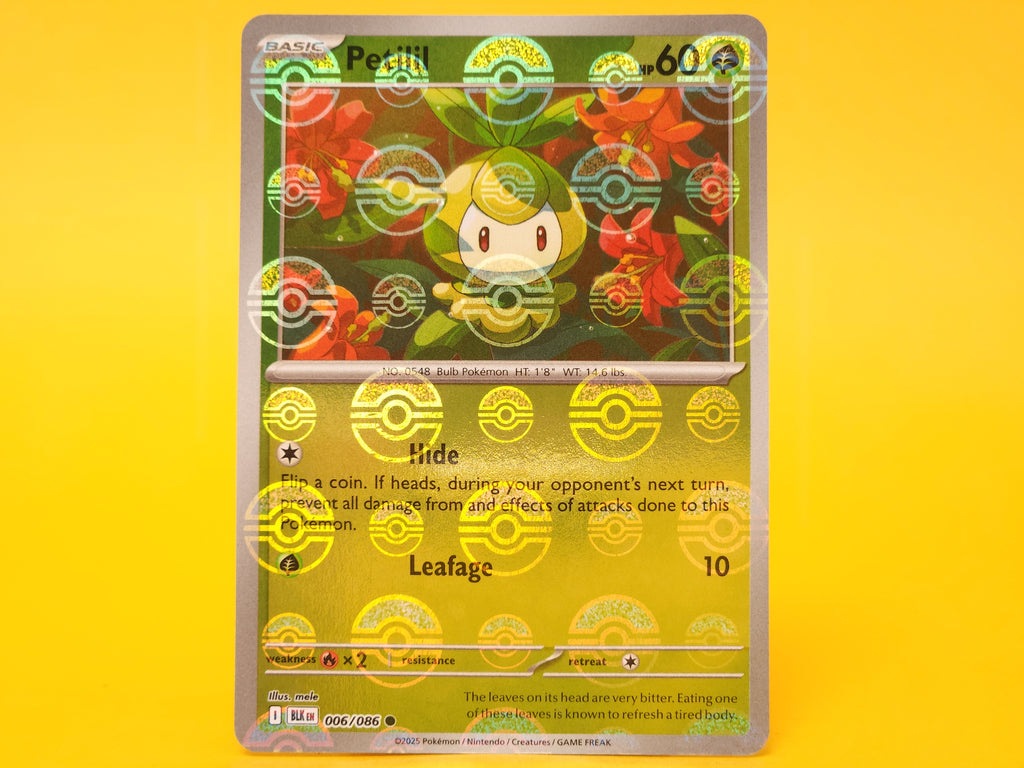 Petilil (Poke Ball): 006/086 – 2025 Pokémon Common Holofoil