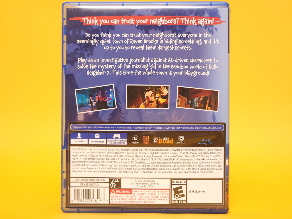 Hello Neighbor 2 – 2022 PlayStation 4