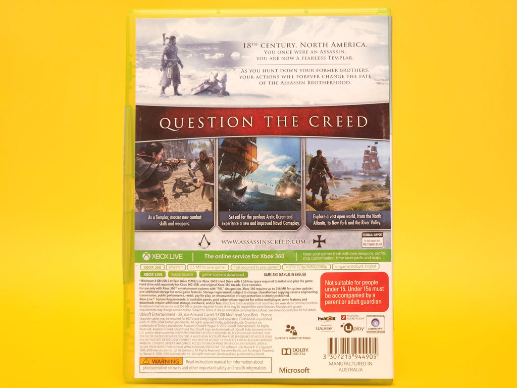 Assassin's Creed Rogue – 2014 Xbox 360 Classics