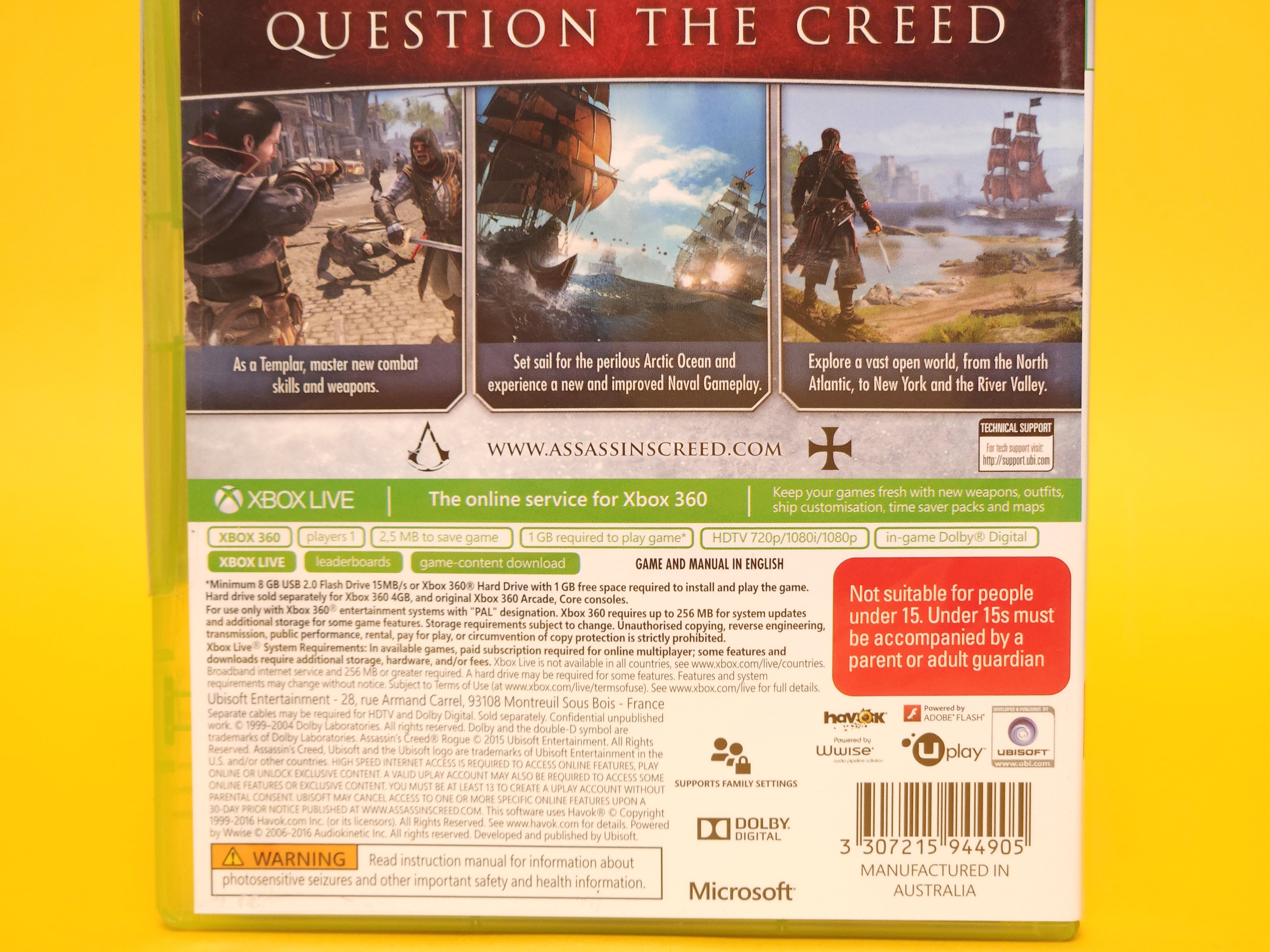 Assassin's Creed Rogue – 2014 Xbox 360 Classics