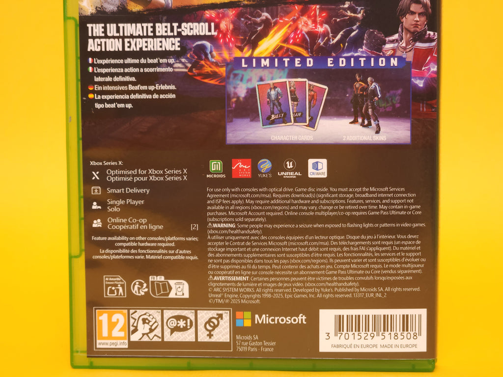 Double Dragon Revive (Limited Edition) – 2025 Xbox Series X / S