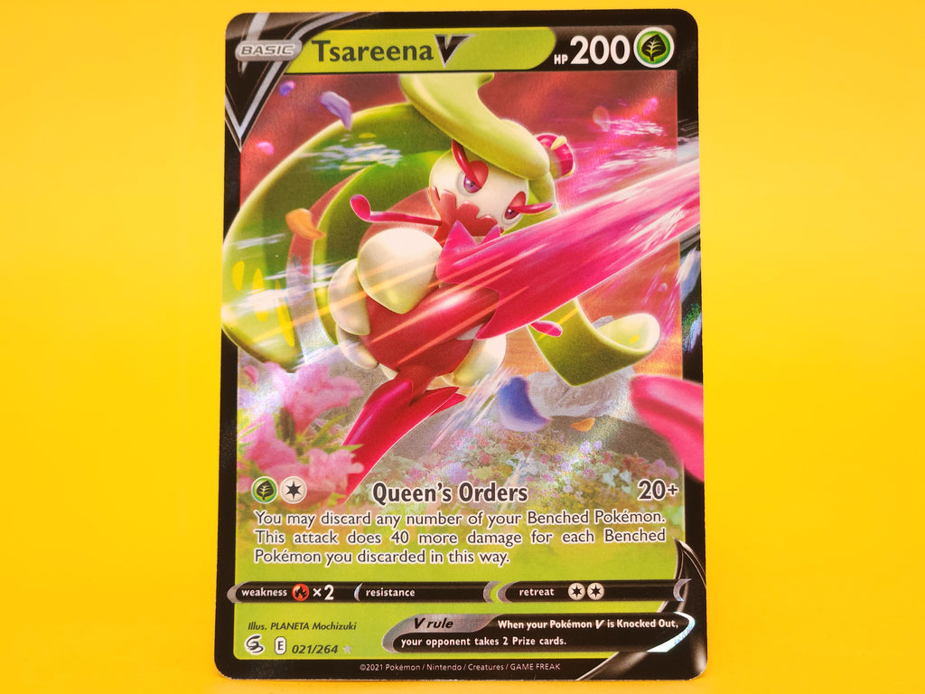 Tsareena V: 021/264 – 2021 Pokémon Holo Rare V Holofoil