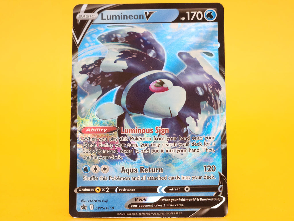 Lumineon V: SWSH250 – 2021 Pokémon Promo Holofoil