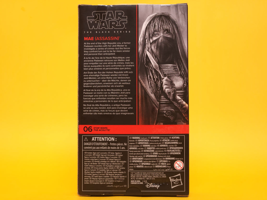 Mae (Assassin): The Acolyte #06 – 2023 Hasbro Star Wars: The Black Series