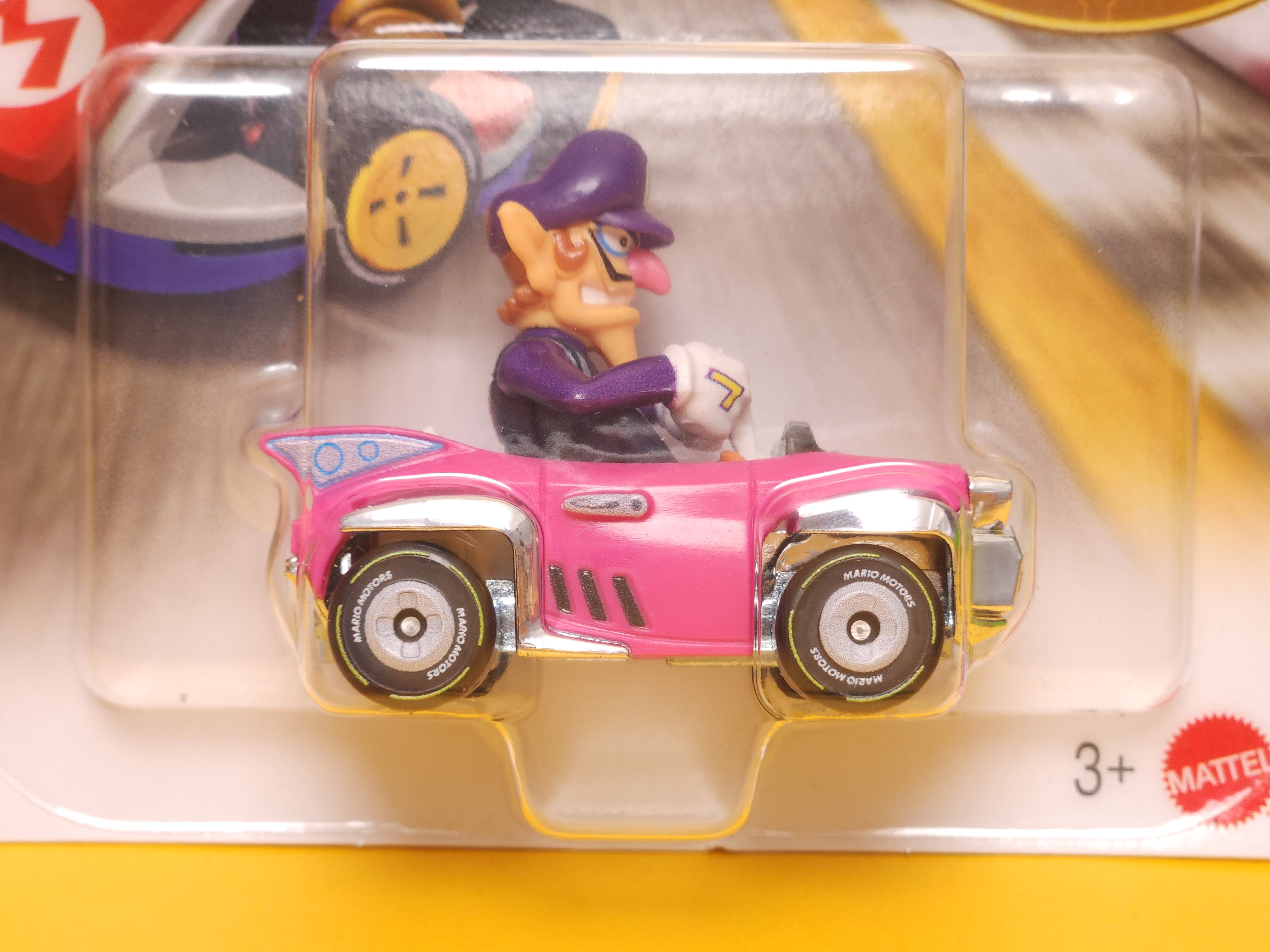 Waluigi (Badwagon): Pink – 2026 Mattel Hot Wheels Silver