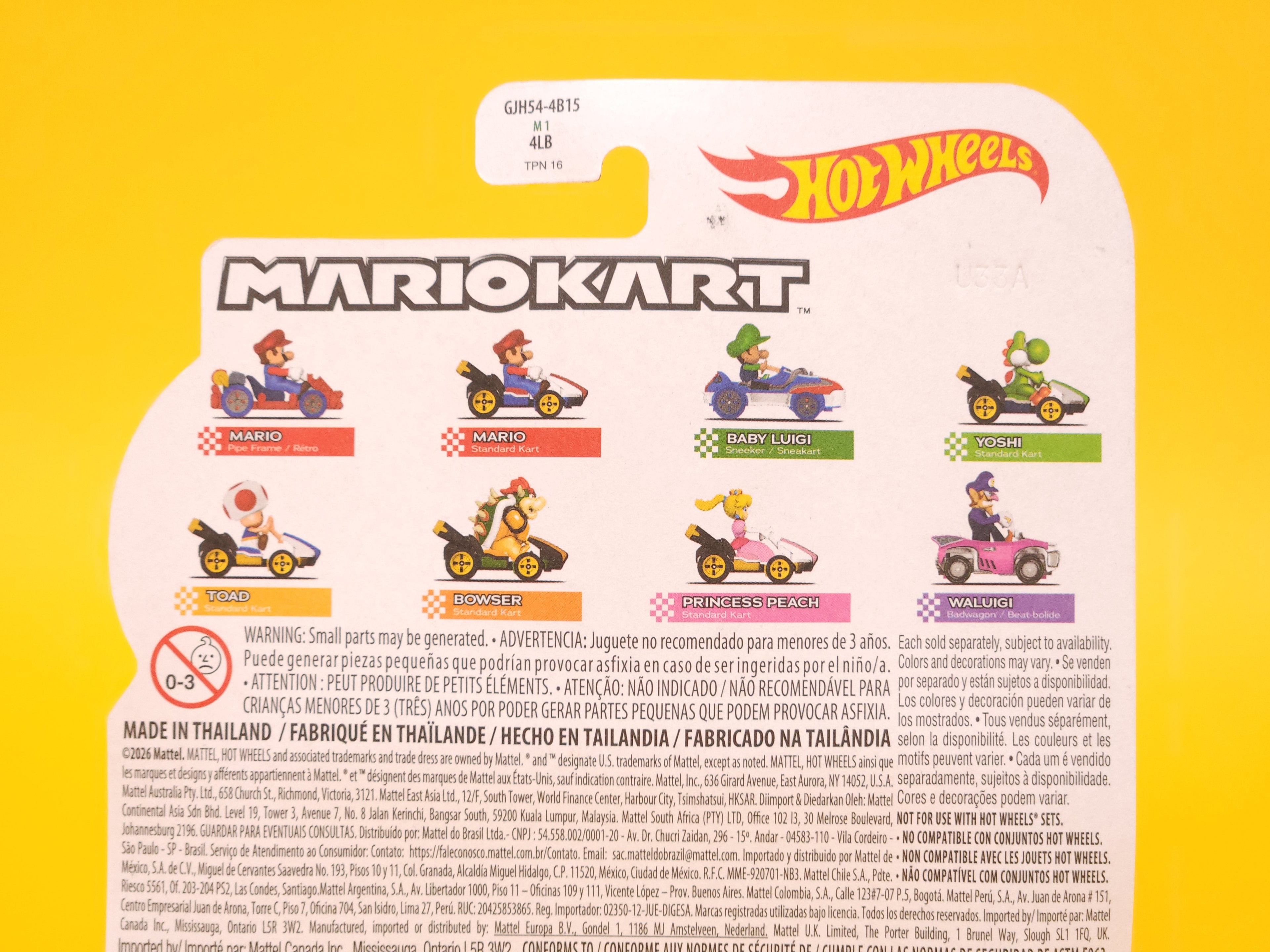 Waluigi (Badwagon): Pink – 2026 Mattel Hot Wheels Silver