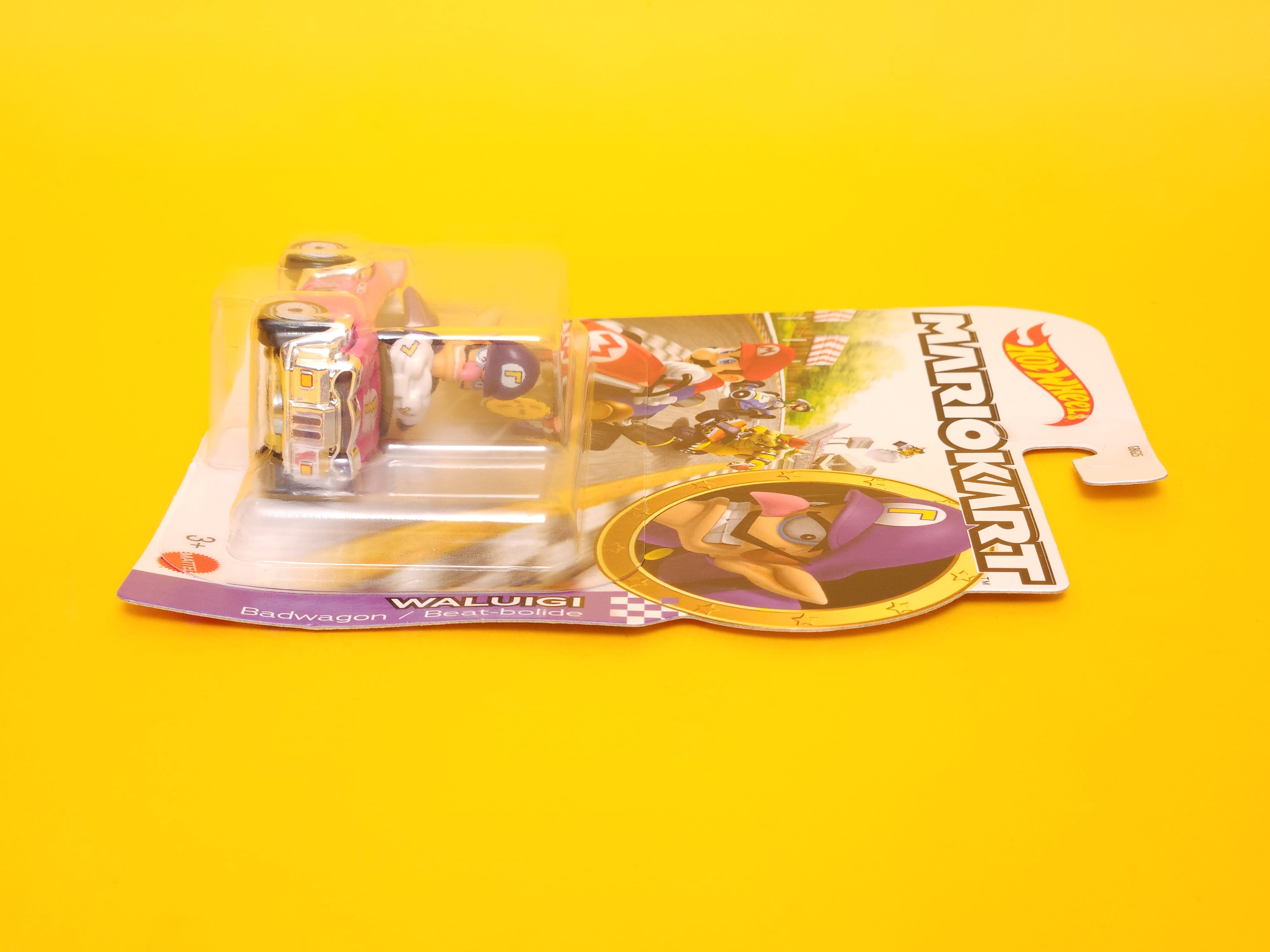 Waluigi (Badwagon): Pink – 2026 Mattel Hot Wheels Silver