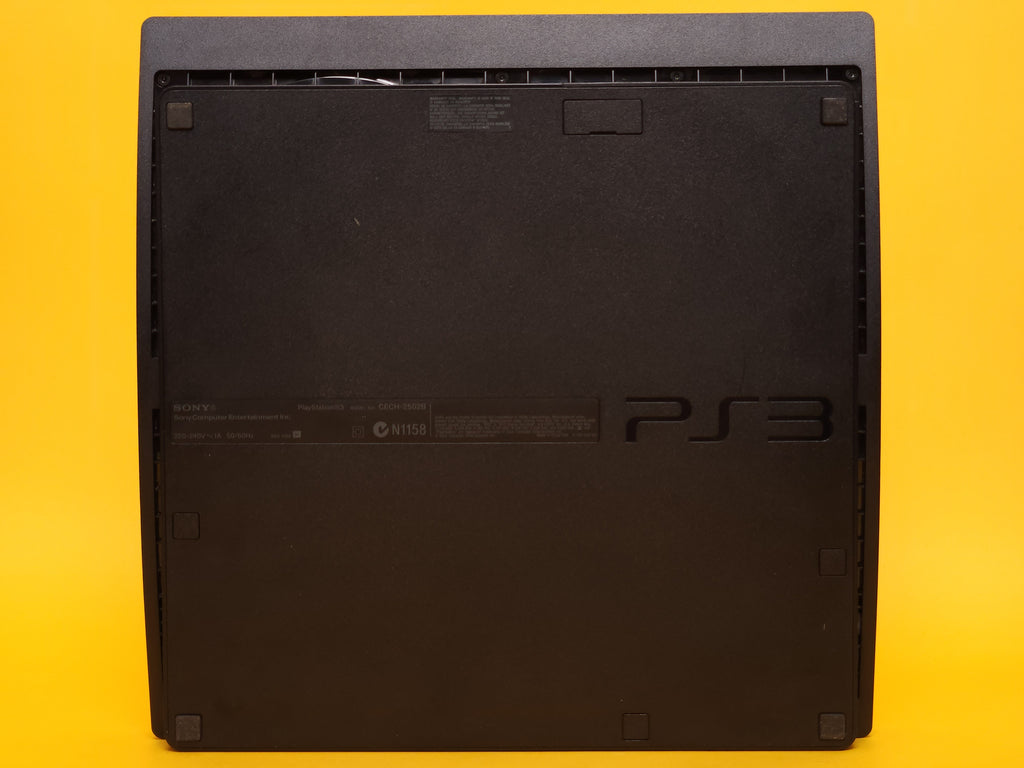 320GB Charcoal Black PlayStation 3 Slim Console + Scarlet Red Controller & Cables