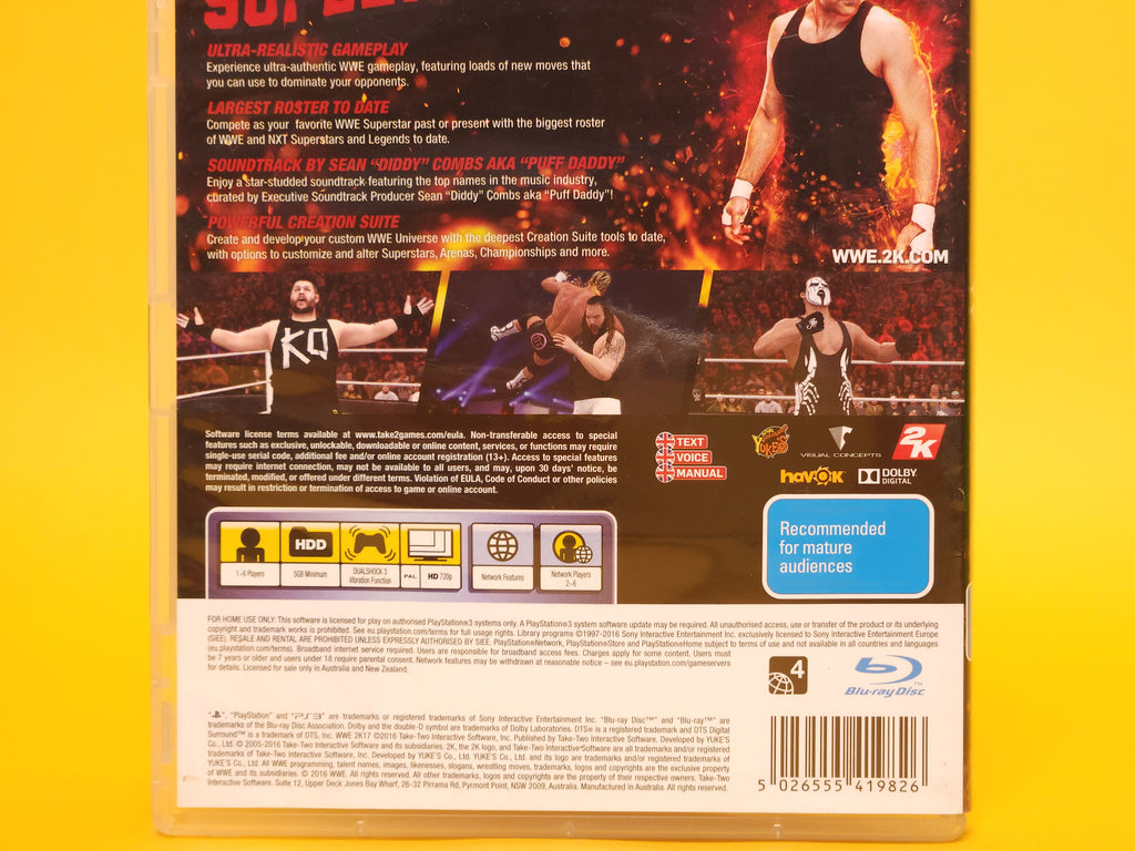 WWE 2K17 – 2016 PlayStation 3