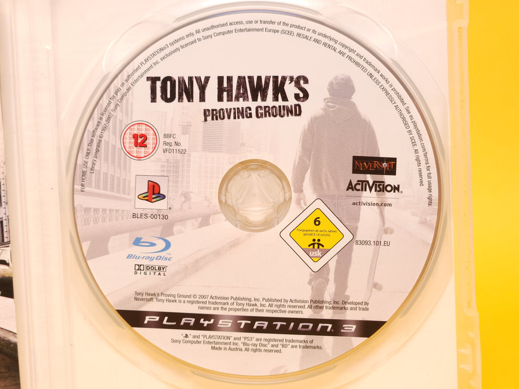 Tony Hawks's Proving Ground – 2007 PlayStation 3