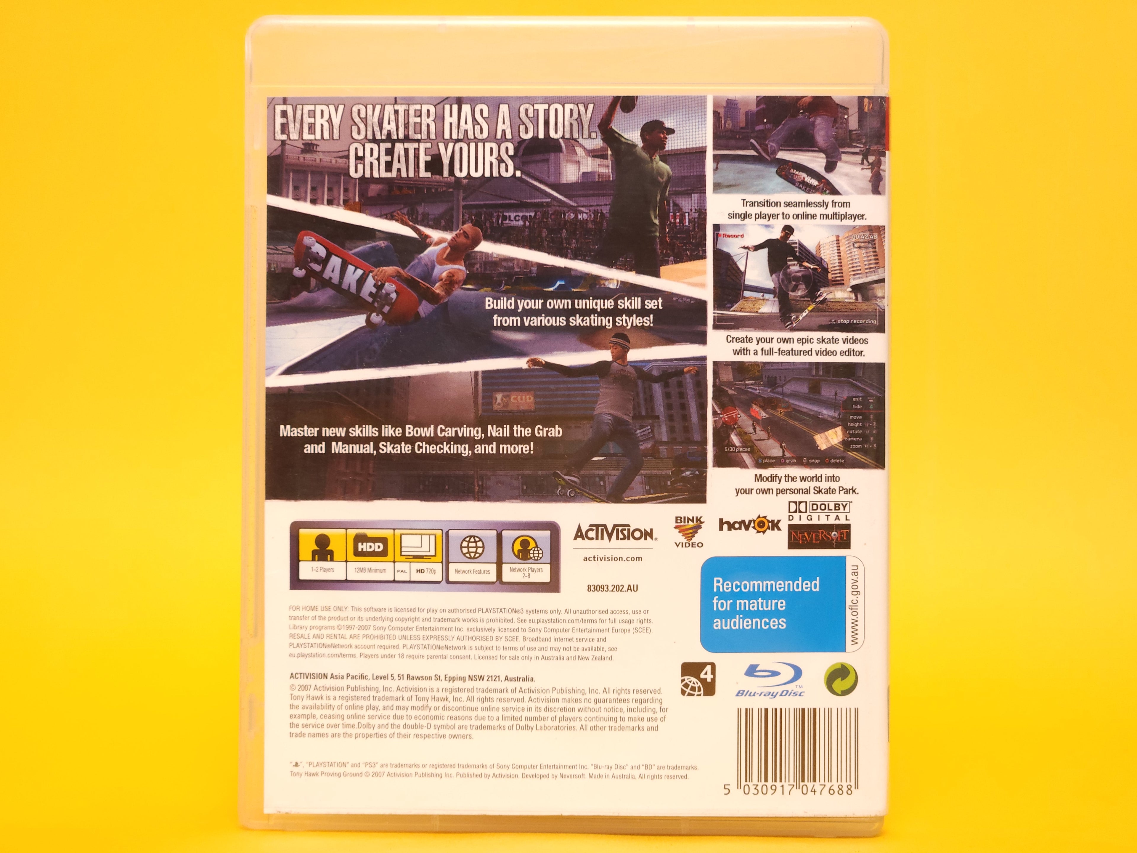 Tony Hawks's Proving Ground – 2007 PlayStation 3