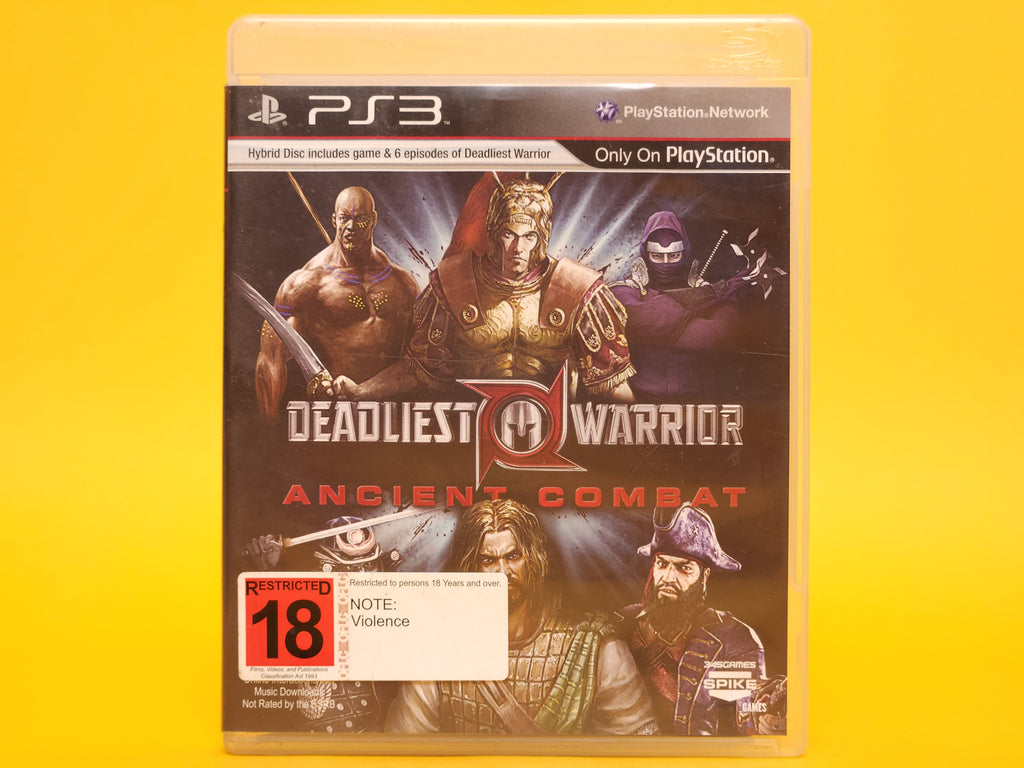 Deadliest Warrior Ancient Combat – 2012 PlayStation 3 Exclusive