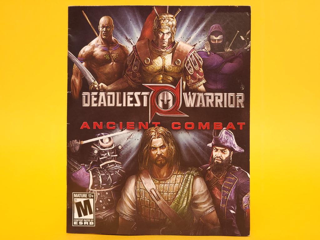 Deadliest Warrior Ancient Combat – 2012 PlayStation 3 Exclusive