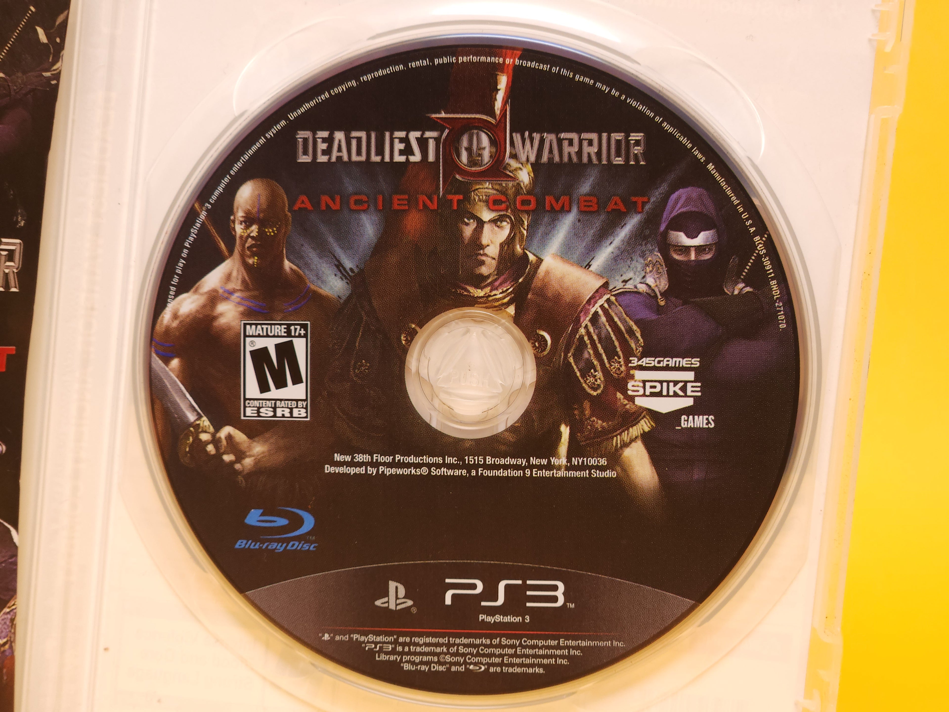 Deadliest Warrior Ancient Combat – 2012 PlayStation 3 Exclusive