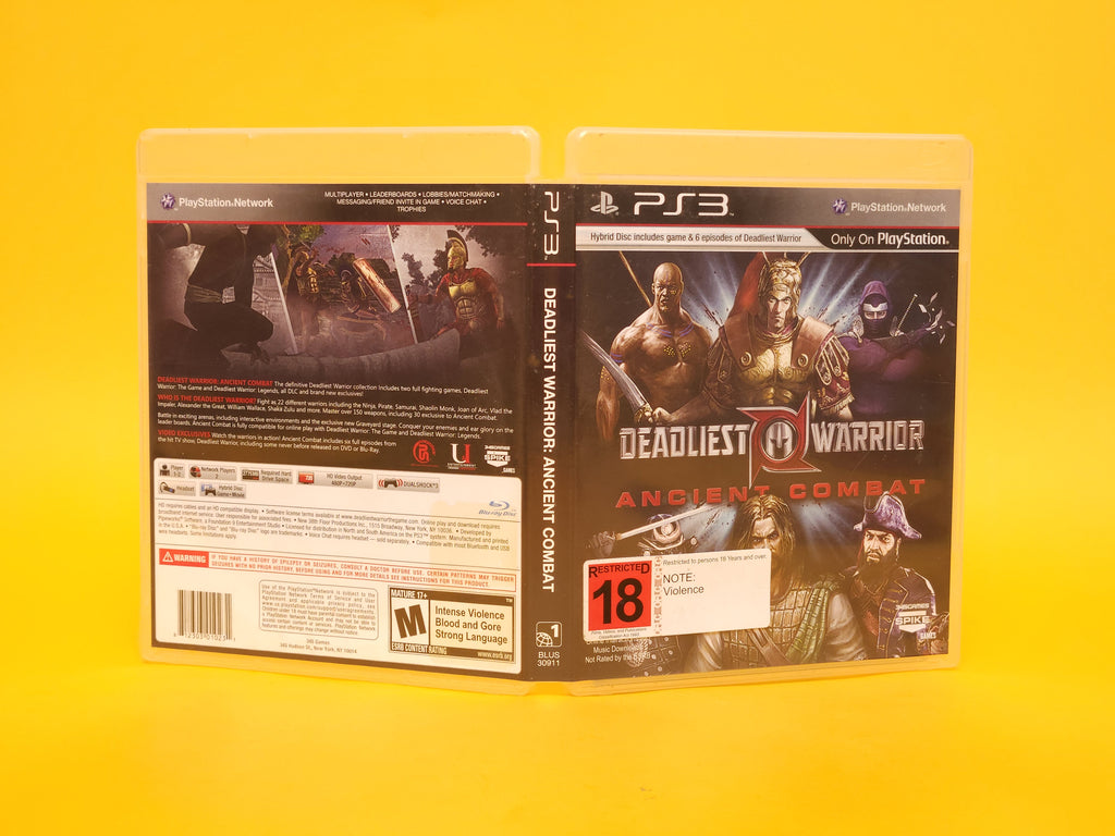 Deadliest Warrior Ancient Combat – 2012 PlayStation 3 Exclusive