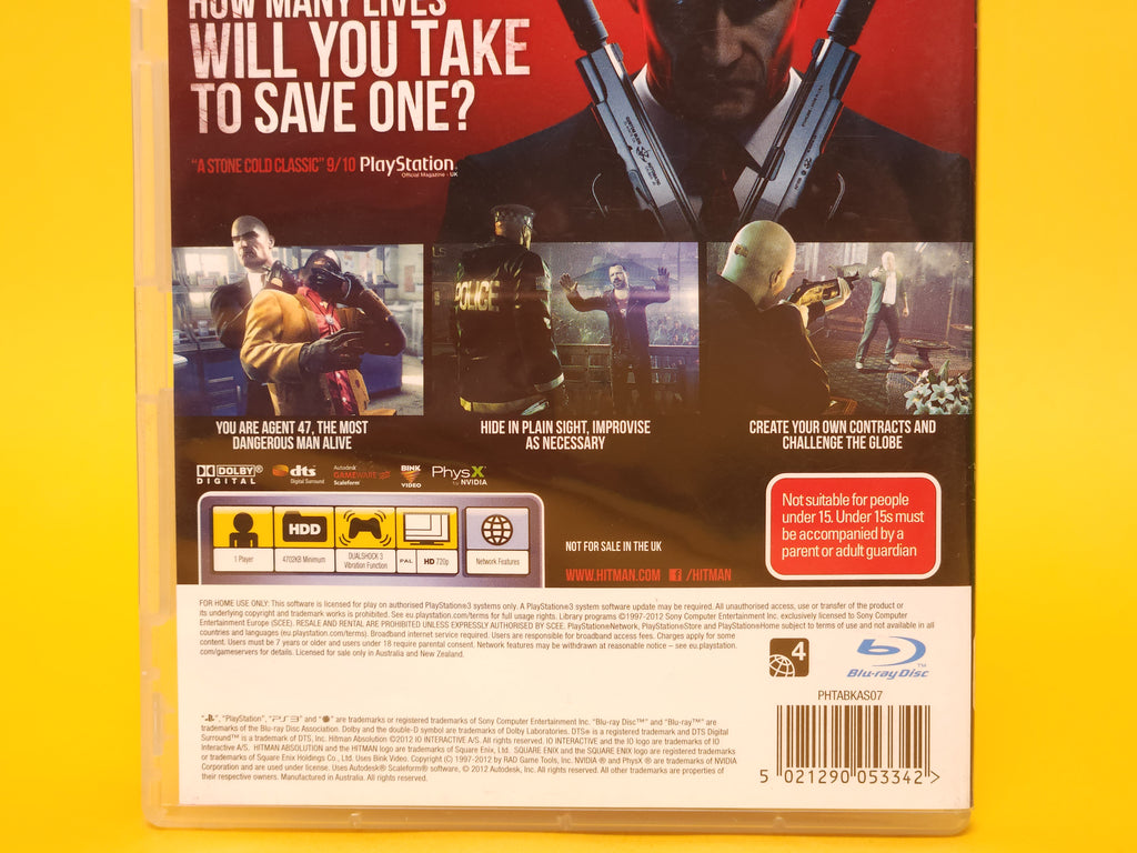 Hitman: Absolution – 2012 PlayStation 3